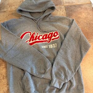 Gray Chicago Hoodie